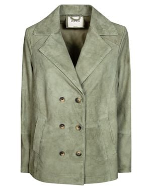 Nuage Sailor Suede Picot Jacket - Green