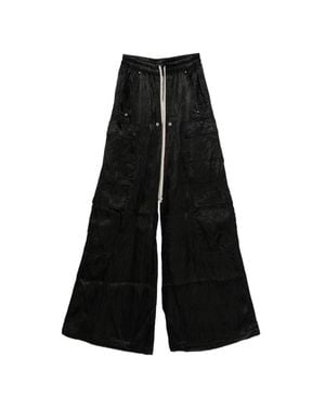 Rick Owens Cargobelas Drawstring Pants - Black