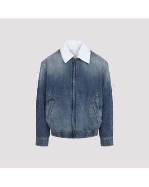 Loewe Zip-Up Jacket - Blue