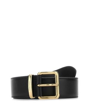 Miu Miu Leather Belt - Black