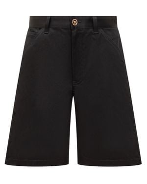 Versace Cargo Mini Shorts For Summer 2025 - Black