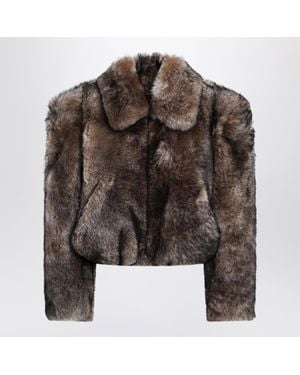 Chloé Short Shearling Jacket - Brown