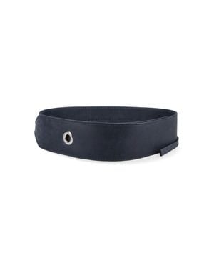 Paloma Wool Lwg Leather Belt With Metallic Hardware - Blue