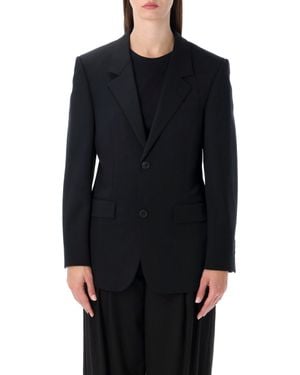 Balenciaga Standard Single-Breasted Tailored Blazer - Black