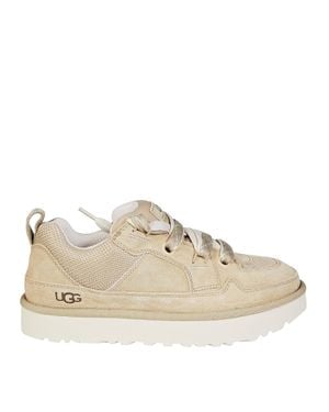 UGG Low Profile Laced Shoes - Natural