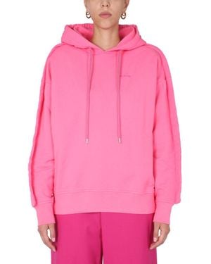 Ambush Relaxed Fit Cotton Sweatshirt - Pink