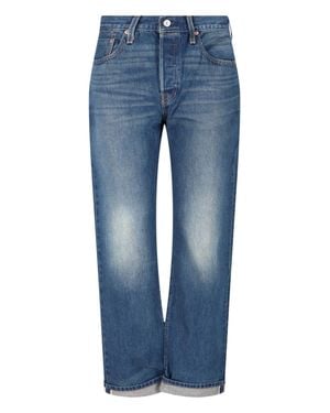 Levi's Strauss Selvedge Denim Straight Jeans - Blue