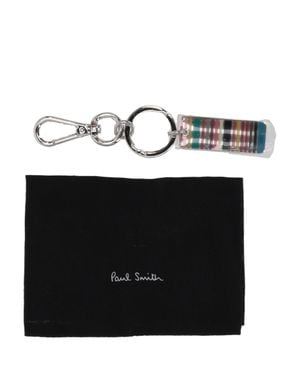 Paul Smith Signature Striped Keyring For - Black