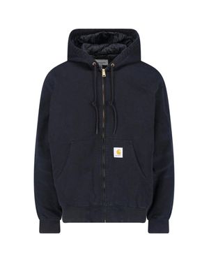 Carhartt Hooded Zip-Up Jacket - Blue