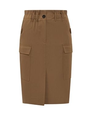 IRO Cargo Mini Skirt - Brown