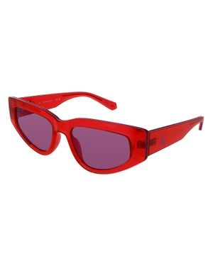 Calvin Klein Plastic Sunglasses - Red