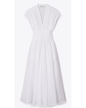 Tory Burch Elegant Summer Mini Dress - White