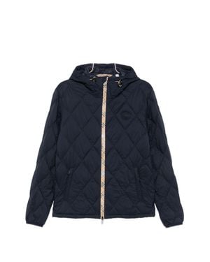 Burberry Hescott Nylon Blouson Jacket - Blue