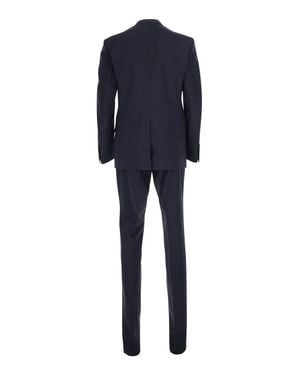 Tom Ford 'Shelton' Single-Breasted Suit With Peak Revers - Blue