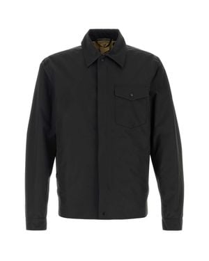 C.P. Company Nylon Blend Bonded Shirt - Black