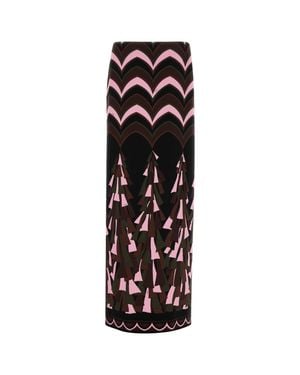 PUCCI Mini T-Shirt Skirt - White
