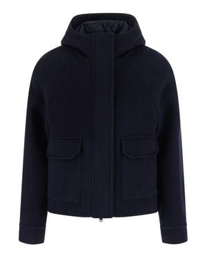 Brunello Cucinelli Virgin Wool & Cashmere Jacket - Blue