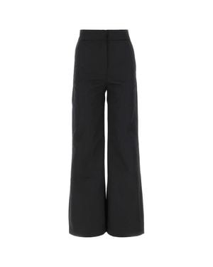 Palm Angels Flare-Leg Pants - Black