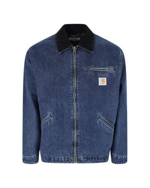 Carhartt Og Detroit Jacket - Blue
