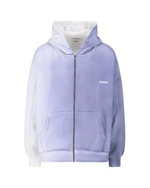 Bonsai Motif Knit Sweater - Purple