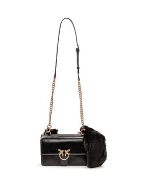 Pinko Love One Mini Shoulder Bag - Black
