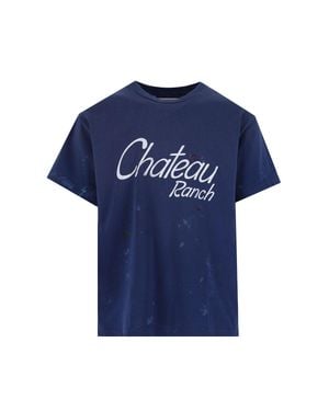 GALLERY DEPT. 100% Cotton Graphic T-Shirt - Blue