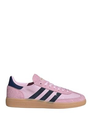 adidas Suede Rhinestone Sneaker With Rubber Sole - Purple