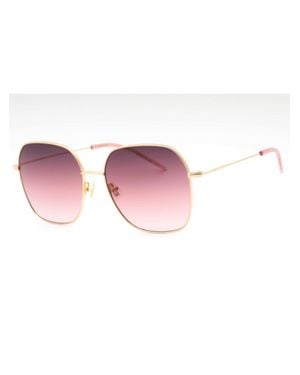 BOSS Round Metal Sunglasses - Pink