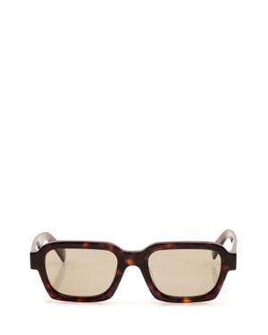 Retrosuperfuture Trendy Oversized Sunglasses With Unique Fit - Green