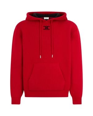 Celine Hooded Sweater - Red