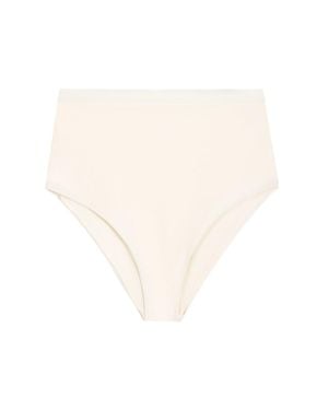 Jil Sander Solid Bikini Bottom Swimwear - White