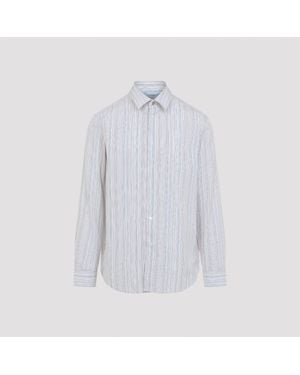 Paul Smith Stripe Cotton Regular Shirt - Blue