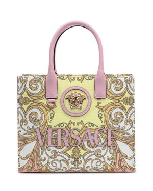 Versace Mini Medusa Tote Bag - Natural