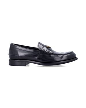 Prada Logo Loafers - Blue