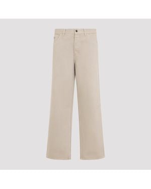Prada Loose-Fit Denim Jeans - Natural
