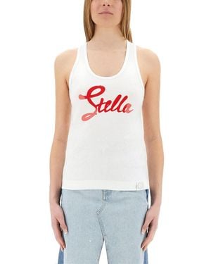 Stella McCartney Regular Fit Tank Top - White