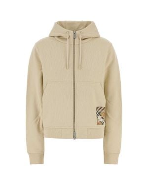 Burberry 100% Cotton Sweatshirt - Natural
