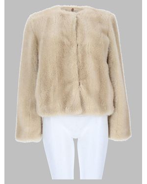 Max Mara Palchi Ecopelliccia Jacket - White