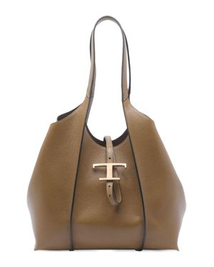 Tod's Tsb Small Shopping Bag - Brown