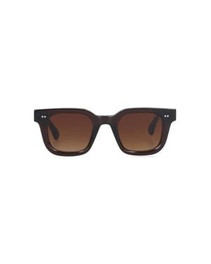 Chimi Square Frame Sunglasses - Brown