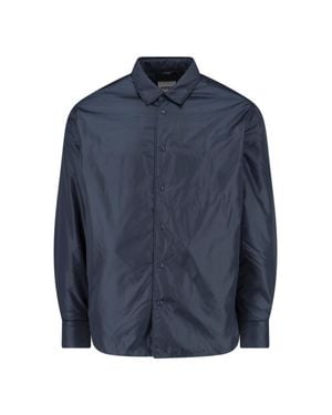 Aspesi Lightweight Button-Front Shirt Jacket - Blue