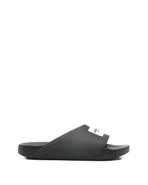 Givenchy Asymmetric Rubber Sandals - White