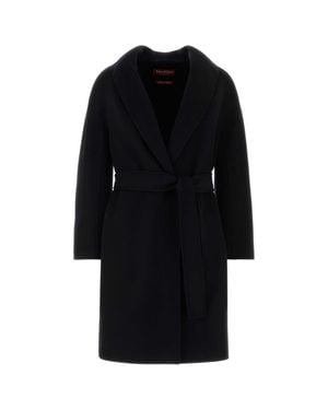 MM STUDIO Wool Blend Estremo Jacket With Silk And Cashmere - Black
