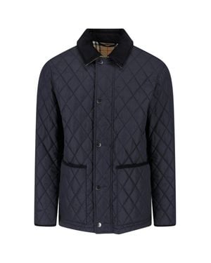 Burberry Water-Resistant Polyamide Jacket For - Blue