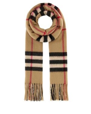 Burberry 100% Cashmere Scarf - Multicolor