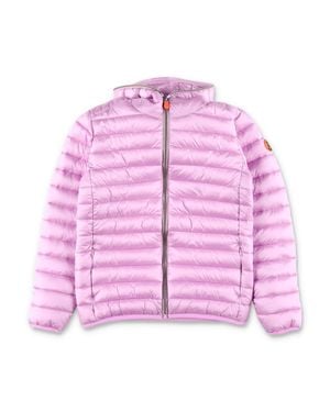 Save The Duck Girls Quilted Puffer Jacket - Pink