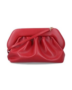 The Moire Bios Clutch Bag - Red