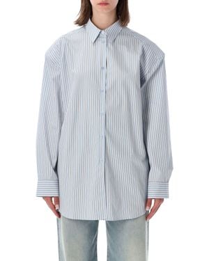 Frankie Shop Mini Striped T-Shirt - Gray