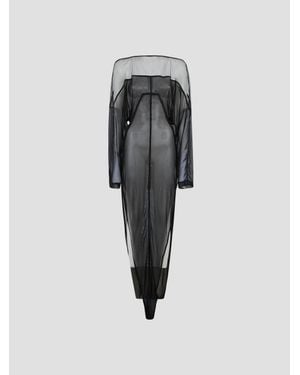 Rick Owens Collage Gown - Gray