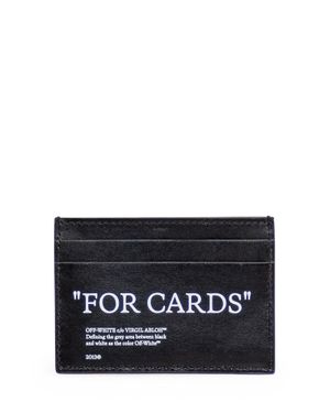 Off-White c/o Virgil Abloh Mini Card Holder For Daily Essentials - Black